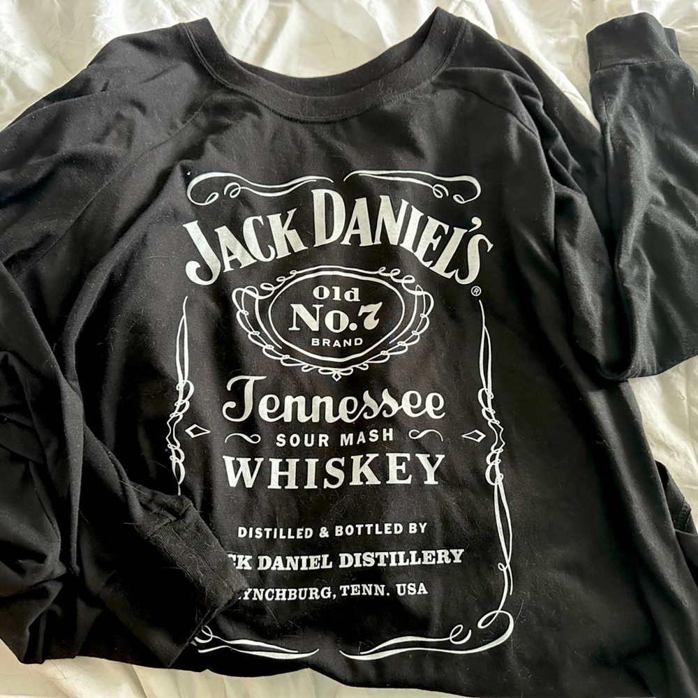 Torrid Jack Daniel’s Long Sleeve Top Black Size 2 XXL